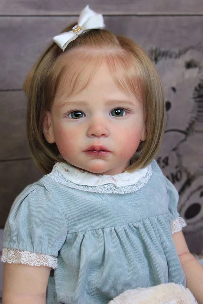 

Reborn Baby Huge Doll 28inch Reborn Toddler Lilly Reborn Vinyl Toddler Doll Kit Unfinished Doll Parts Kids Toy for Birthday