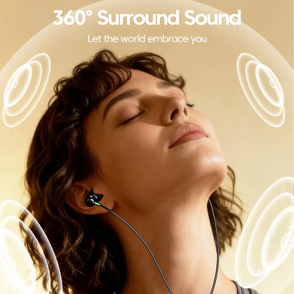 Fones de Ouvido com Fio Tipo C para Jogos, Som Estéreo HiFi Surround, Fones de Ouvido USB C para Música, Compatíveis com Samsung S24 S23 iPhone 17 16