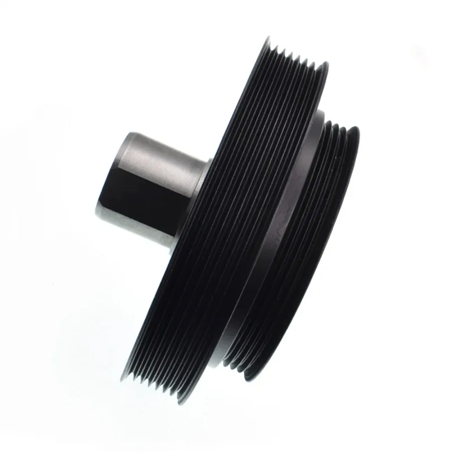 1 polea de cigüeñal de motor de hierro fundido 12303-EB70B para Nissan NavaraD40 2.5L 2005-2009 2010-2014