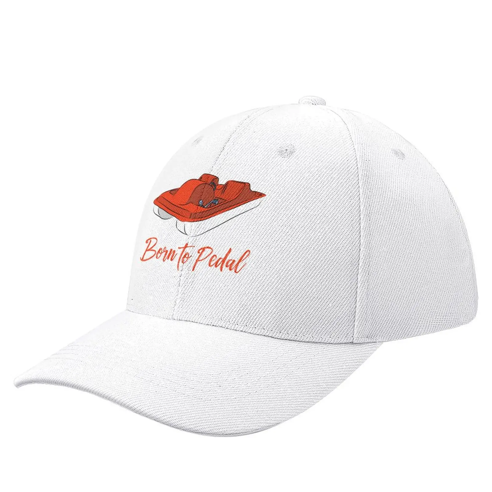 Born to Pedal Red Pedal Boat Baseball Cap funny hat Cosplay Women's Beach Visor Men's