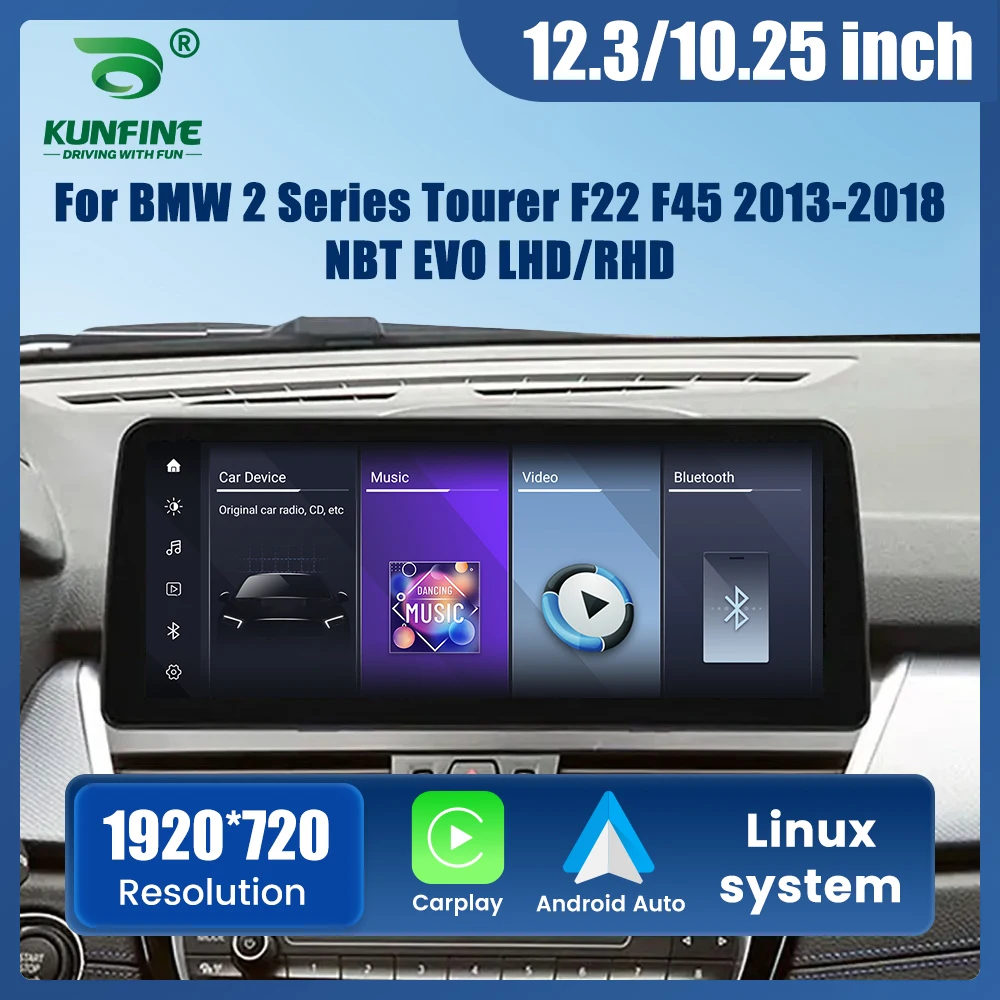 10.25” Car Radio For BMW 2 Series Tourer 2013-18 NBT EVO System GPS Navigation Multimedia Display Head Unit Video Player Carplay
