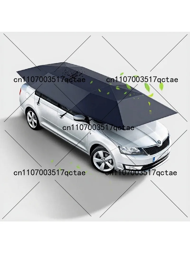 Fully Automatic Foldable Remote Control Carport Canopy Waterproof Anti UV Outdoor Vehicle Protective Car Shelter Cover 5.2x2.4M