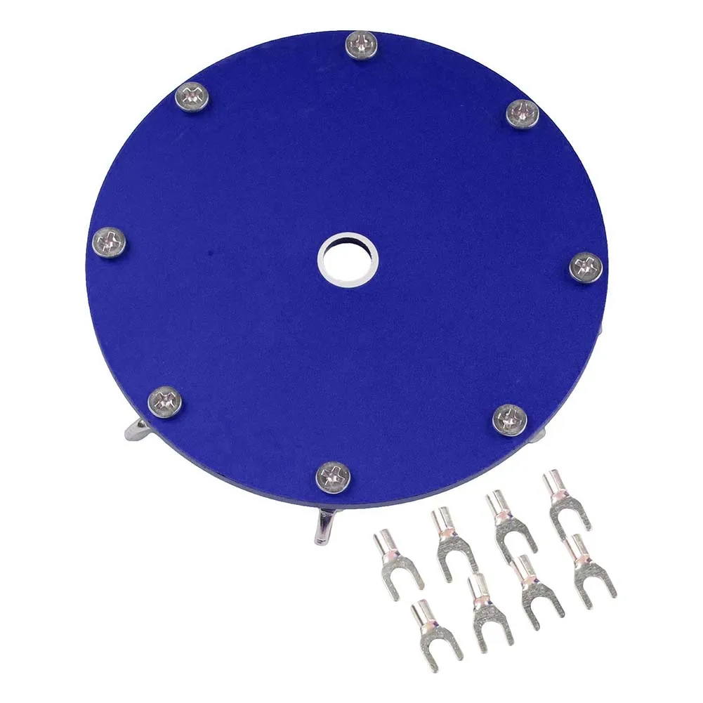 

Aluminum grounding grid plate compatible with For PAC12 JPC12 portable shortwave antenna 11cm diameter 24mm hole