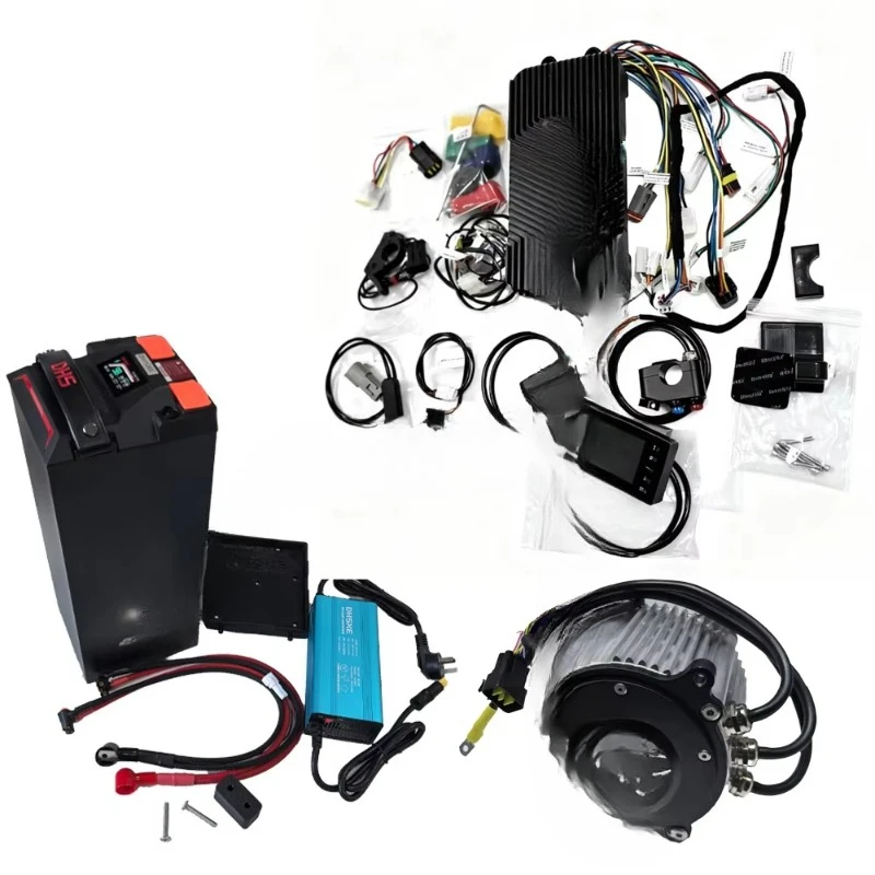 72V battery and 32KW motor and Moxin controller complete set