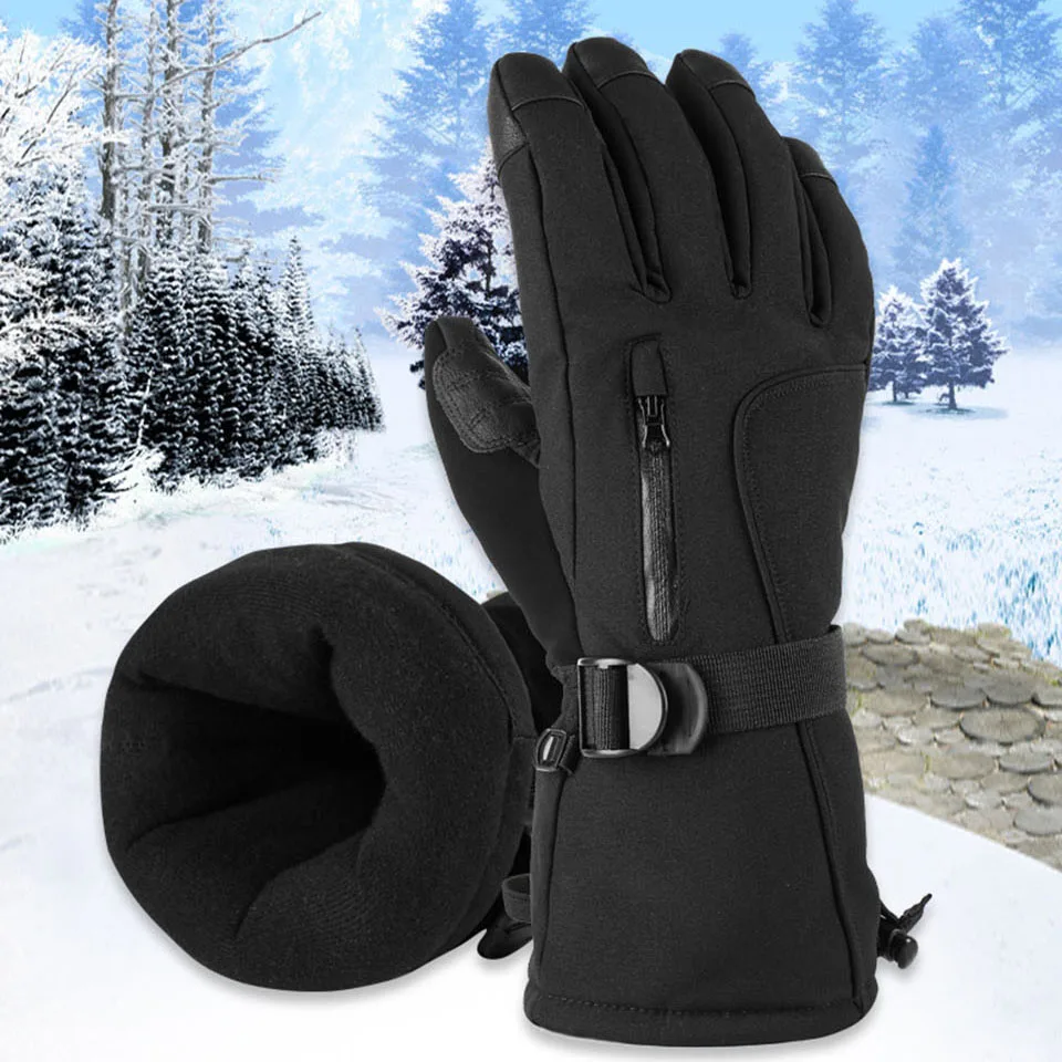 CoolFit Ski Gloves Waterproof Gloves with Touchscreen Function Snowboard Thermal Gloves Warm Snowmobile Snow Gloves Men Women