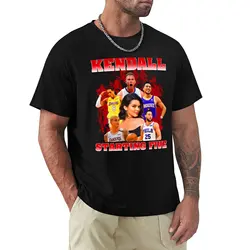 Kendall starting five 5-Camiseta divertida para hombre, camisa de sarcasmo, camisetas negras