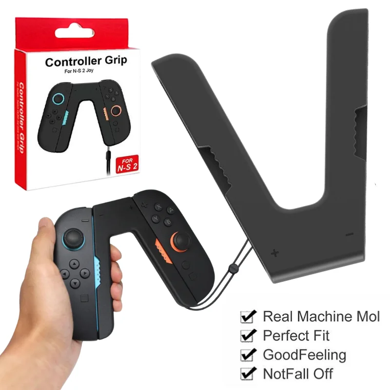For JON-CON Handle Grip V Shape Controller Grip Handle Bracket For Nintendo Switch Joy Con Comfort Hand Grip Gaming Accessory