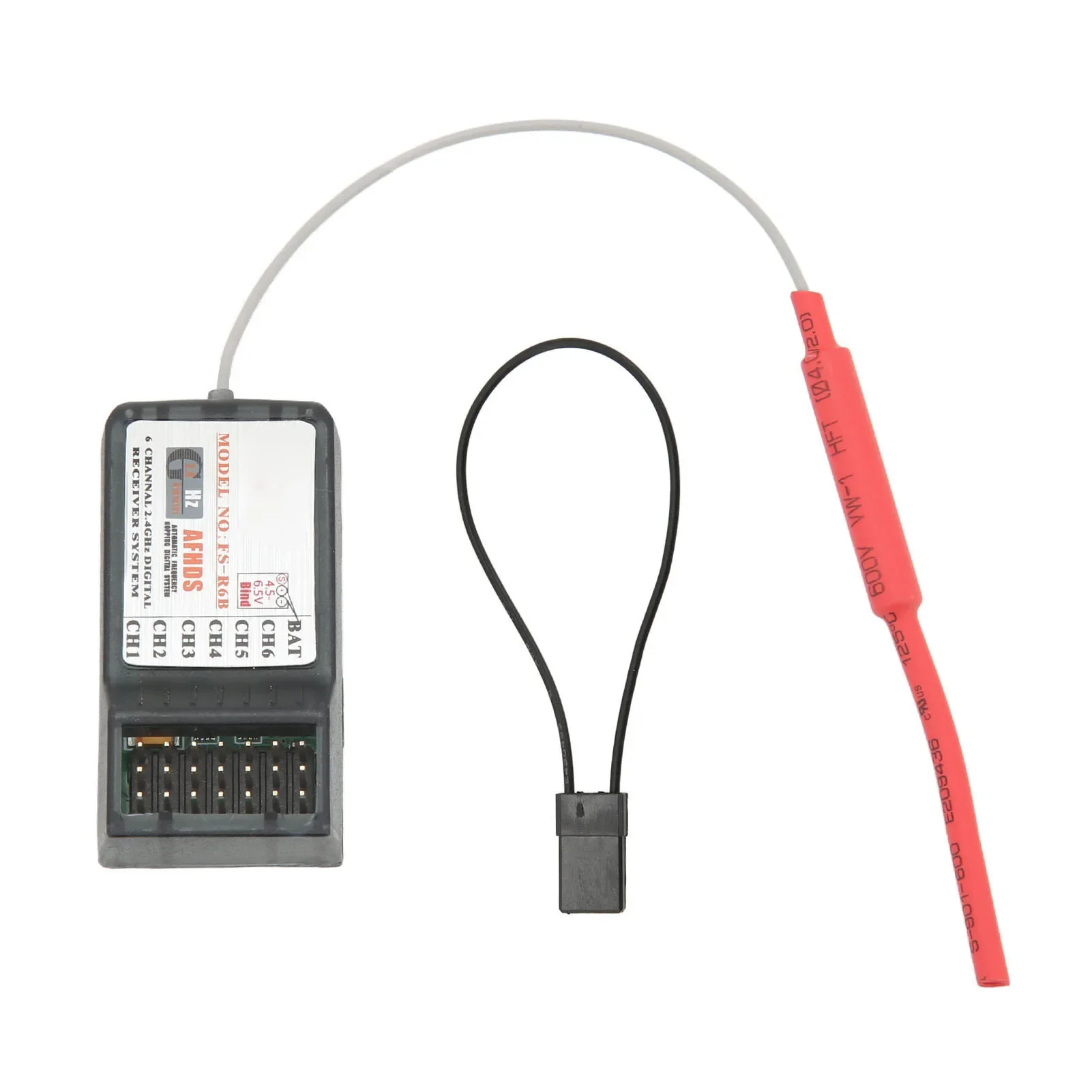 

FlySky FS-R6B 2.4GHz 6CH RC Receiver for Aircraft & Helicopter, Compatible with I6/TH9X/CT6B Transmitter