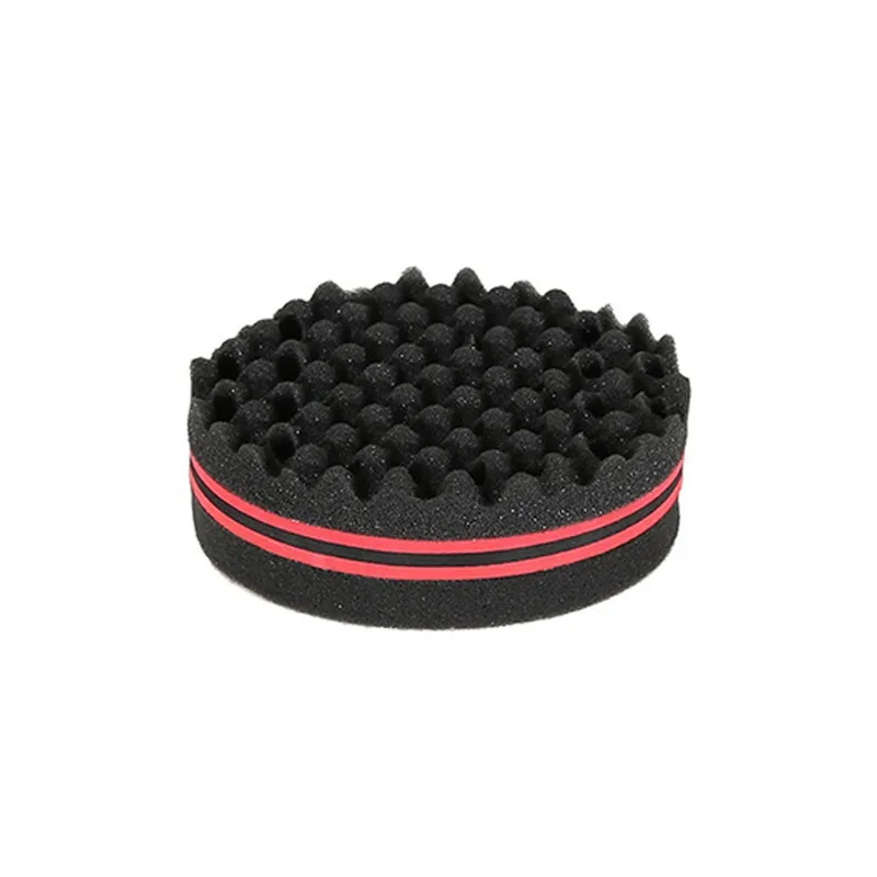 Brosse Éponge Professionnelle pour Cheveux Bouclés, Outil Magique pour Torsades Africaines, Ondulations, Dreadlocks, Brosse à Cheveux Naturelle, Outil de Coiffure Afro pour Salon