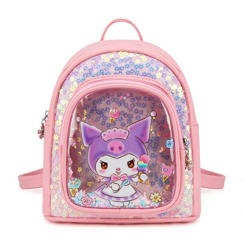 Plecak Sanrio Zabawki Hello Kitty Melody Kuromi Plecaki szkolne Prezenty urodzinowe na Dzień Dziecka Kolekcja hurtowa