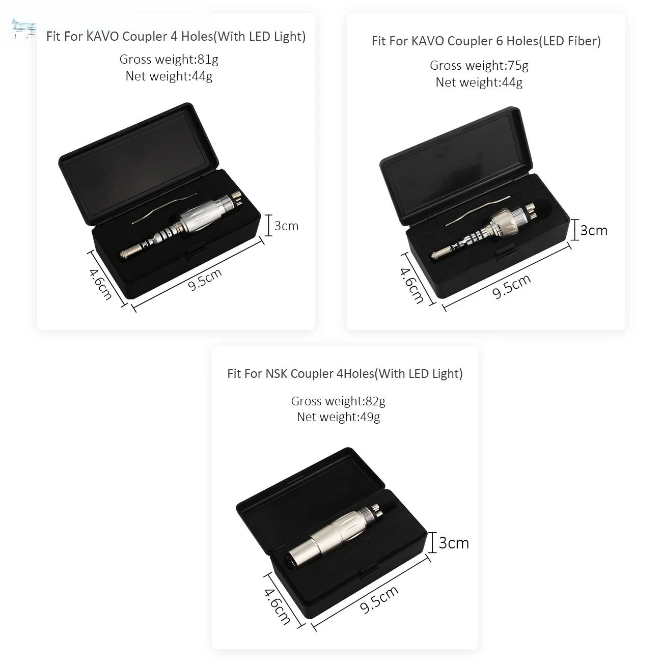 Dental Quick Connector for Kavo & NSK Turbine Handpiece | 4/6 Holes Optical Air Coupling for Dentistry Dental Unit Repair Parts
