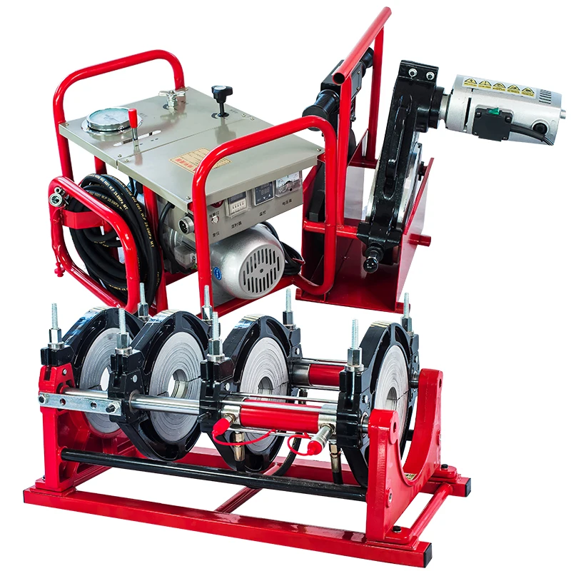 

Pipe hydraulic semi-automatic hot melt butt welding machine steel wire skeleton welding machine milling cutter plastic pipe