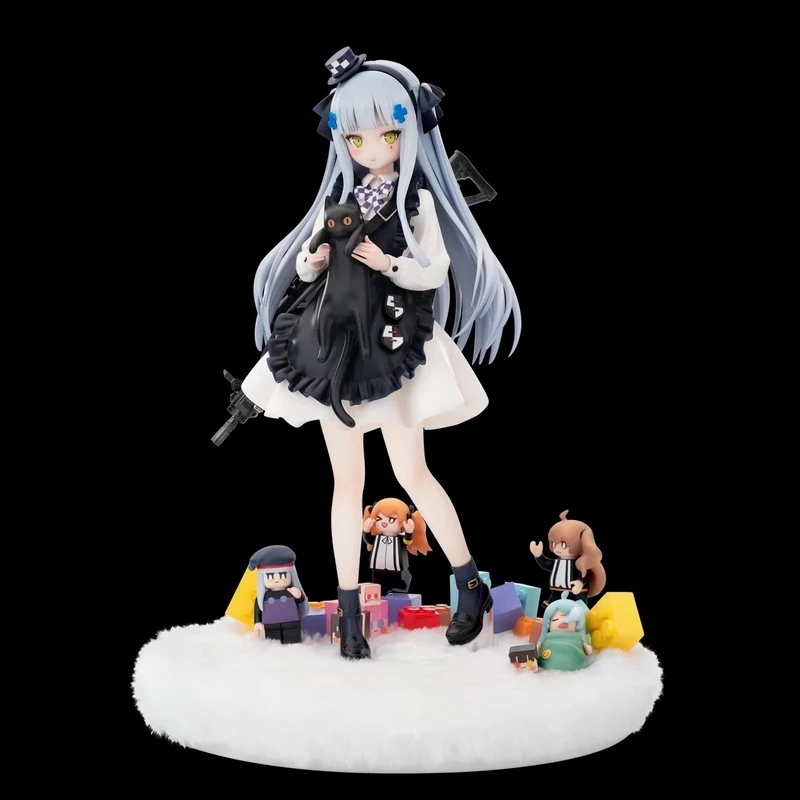 21cm Girls Frontline HK416 Kawaii Game Girl Figures Statue Cartoon Girl Models Boys Collectible Toys Ornament Doll Toys Gifts