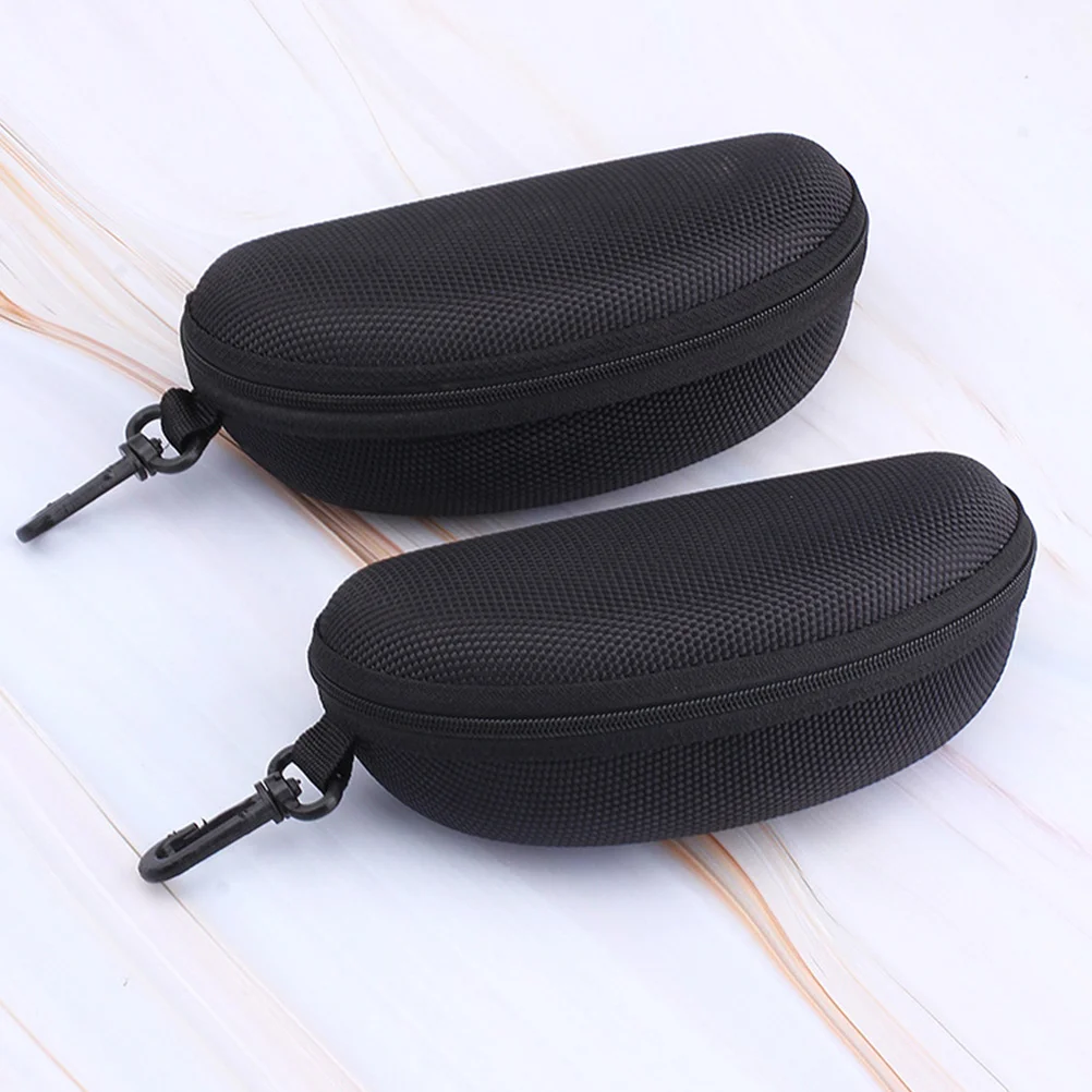 

2 Pcs Sunglasses Case Eye Eyeglasses Pouch Frame Multiple Black Eva Storage Bag