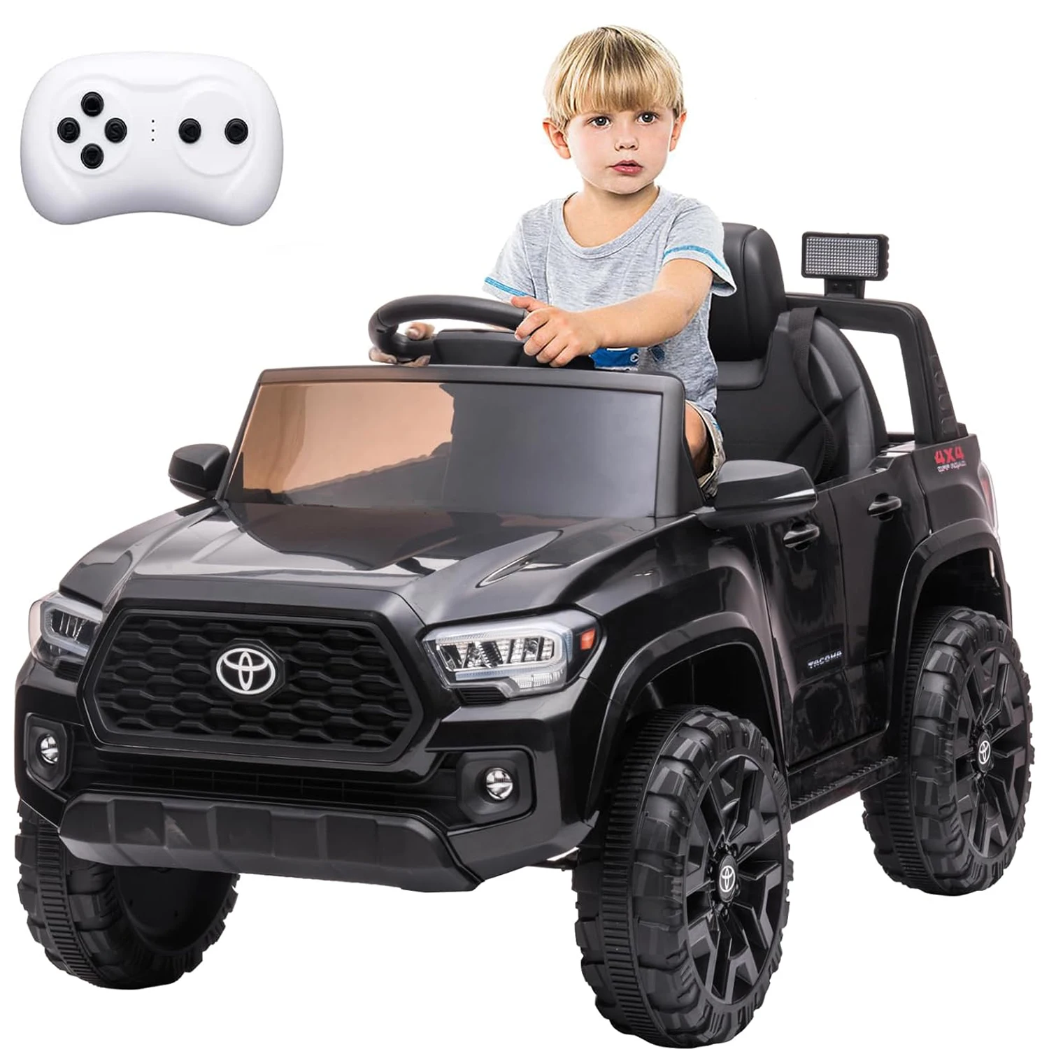 12V 4.5Ah Kids Electric Ride on Car, Ride on Truck with Remote Control, Battery Powered 4-Wheels Toy Electric Vehicle for Kids