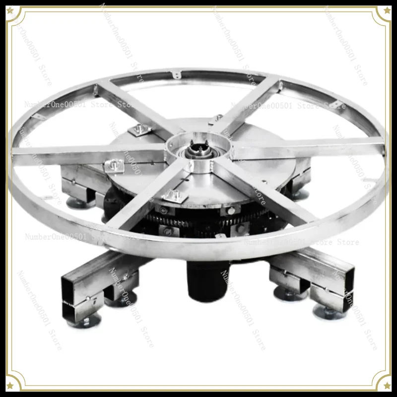 Electric Turntable Rotating Display Steel Frame, Remote Control Auto‑Rotating Base for Live Shooting