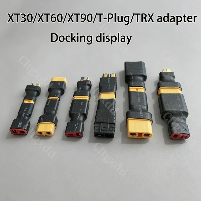 Cltgxdd XT30 XT60 XT90 T-Stecker TRX Lipo-Akku-Konvertierungsadapter Stecker-Buchse-Verbinder für RC-Auto, Flugzeug, FPV-Drohnenmodell – Detail 12