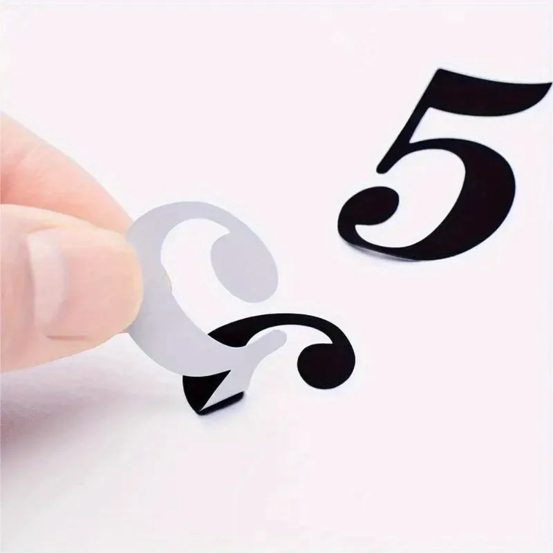 Digital stickers, mailbox stickers, and waterproof digital labels are used to mark house numbers and home office address numbers