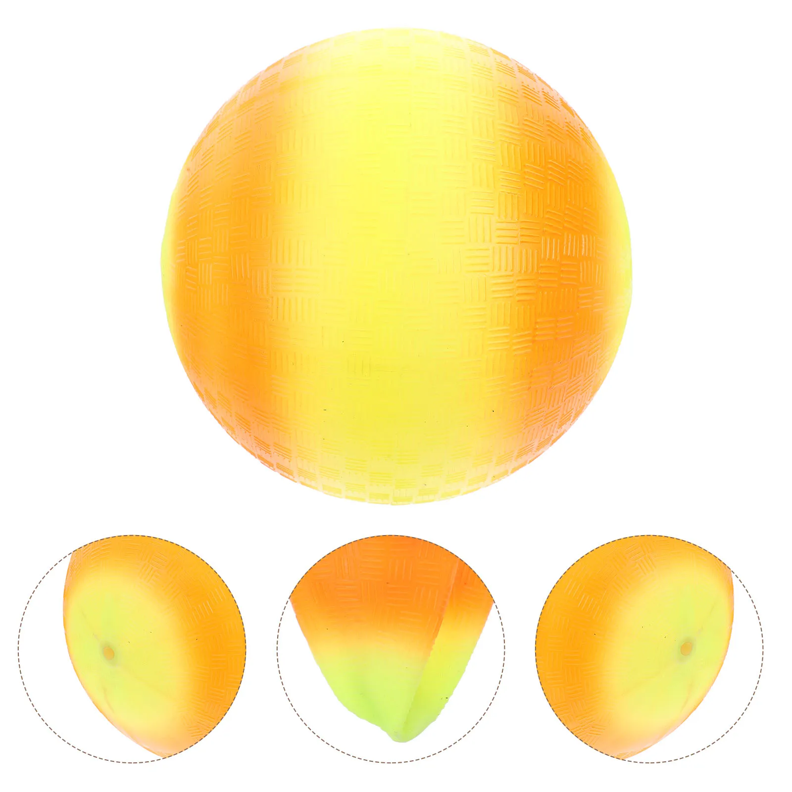 キッズフットボールキックボール屋外バウンスキックボールレインボーおもちゃ屋内子供用