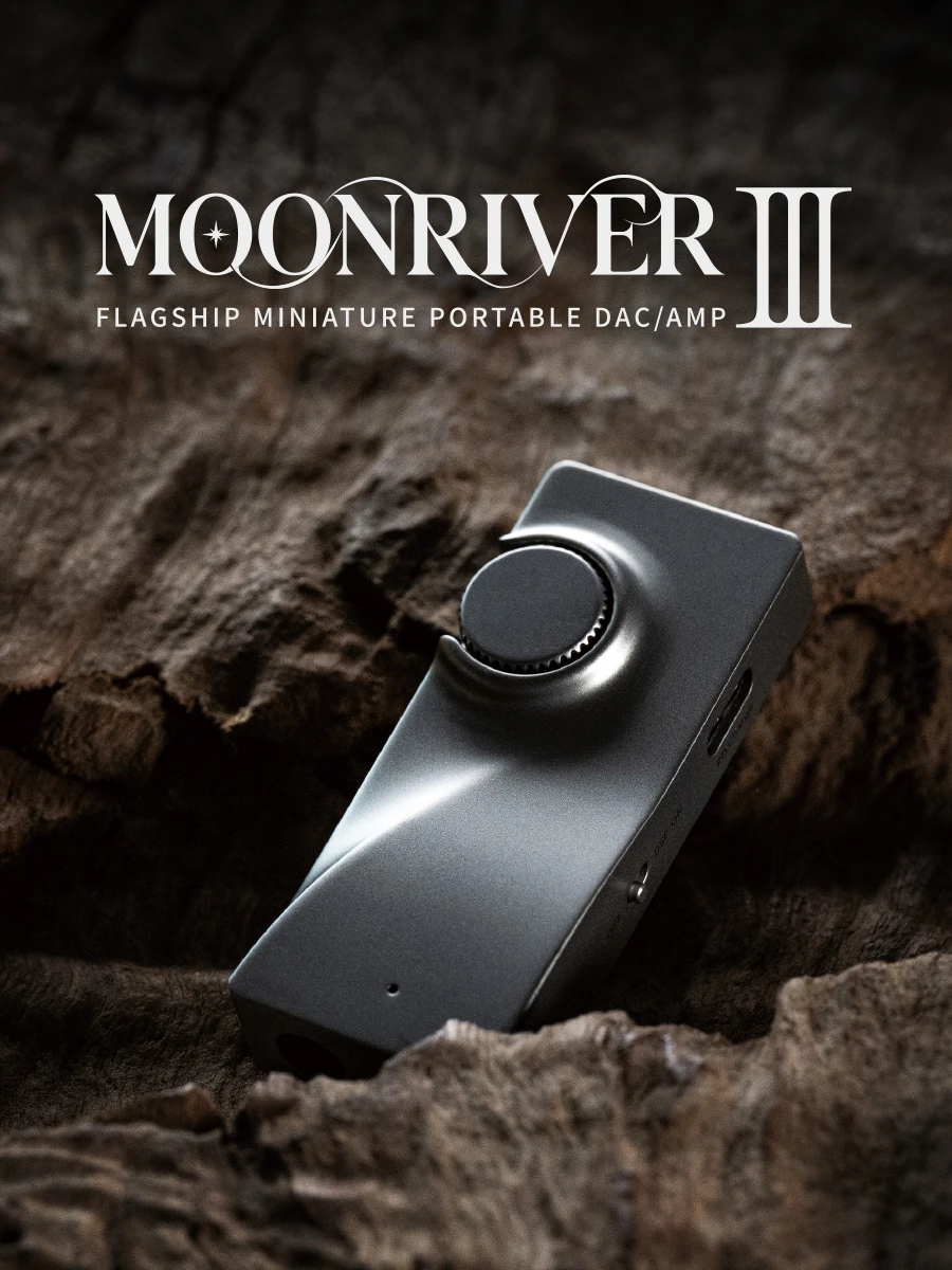 MOONDROP MOONRIVER 3 Wzmacniacz słuchawkowy z dekodowaniem PCM 32-bit/384kHz i odłączanym kablem Type-C, z wyjściami 3.5mm+4.4mm — zdjęcie produktu 7