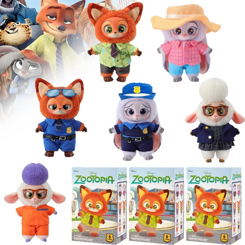 

НОВИНКА 2026, серия «Зверополис», слепая коробка, милая виниловая кукла, модная игрушка-сюрприз, подвесной рюкзак, подвеска, детские подарки на день рождения