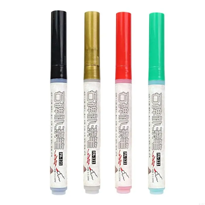 Oil Based Paint Pens for Tombstone Repair Colorful Paint Marker Pen Waterproof Windproof Marker for Granite Headstones K1KF