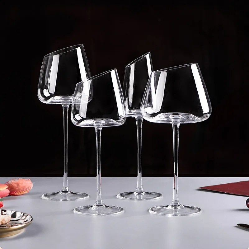 4/2/1Pc High-end Long Stem Goblet Red Wine Glass Cup Kitchen Tool Champagne Glass Bordeaux Burgundy Wedding Party Gift Glassware