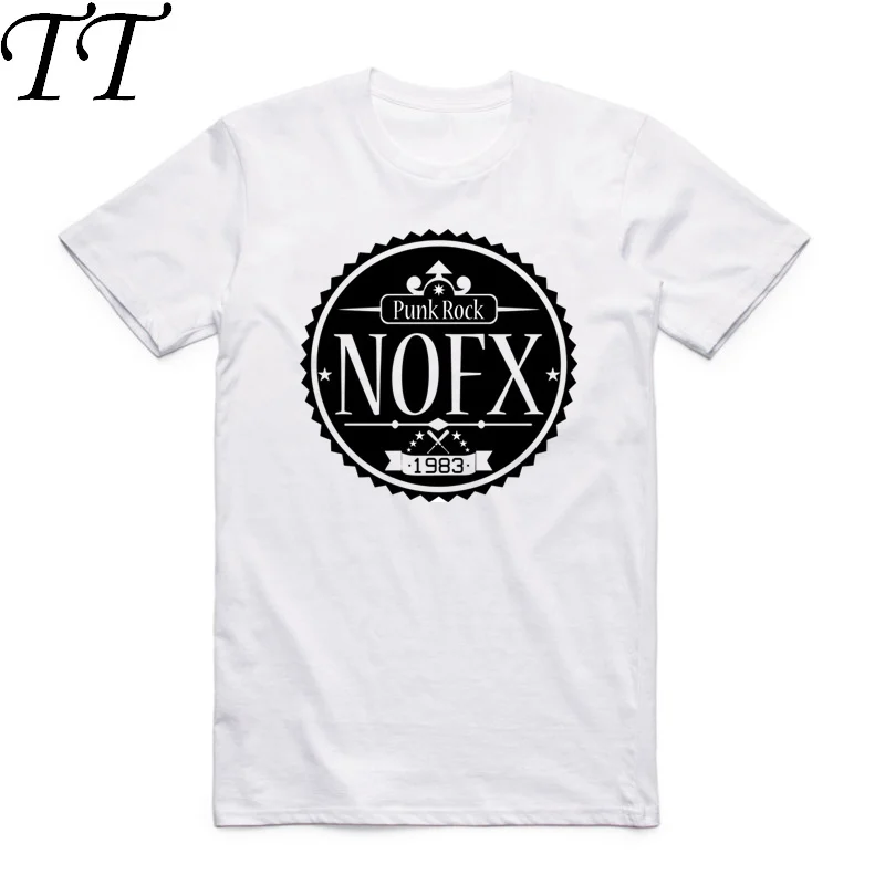 

Asian Size Men Women Printing Rock Punk Band Nofx T-shirt Summer Casual O-Neck Short Sleeve T-shirt HCP4153