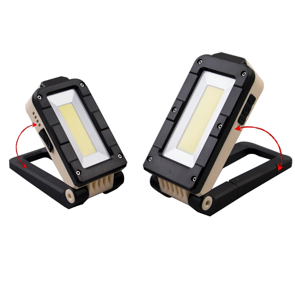 LED Work Light USB Rechargeable Side COB Glare Flashlight Work Auto Repair Lamp Repair Lamp Magnet Multifunction Strong Magnetic