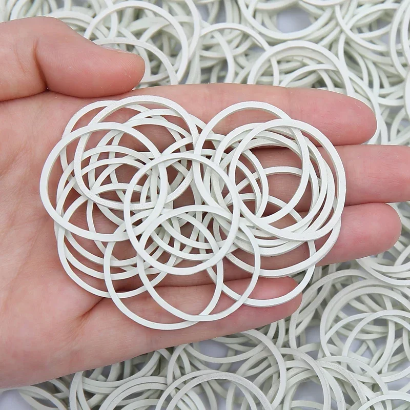 100pcs 40mm Elastic Rubber Bands Bank Paper Bills Money Home Office Stretchable Band Sturdy Rubber Elastics Bands