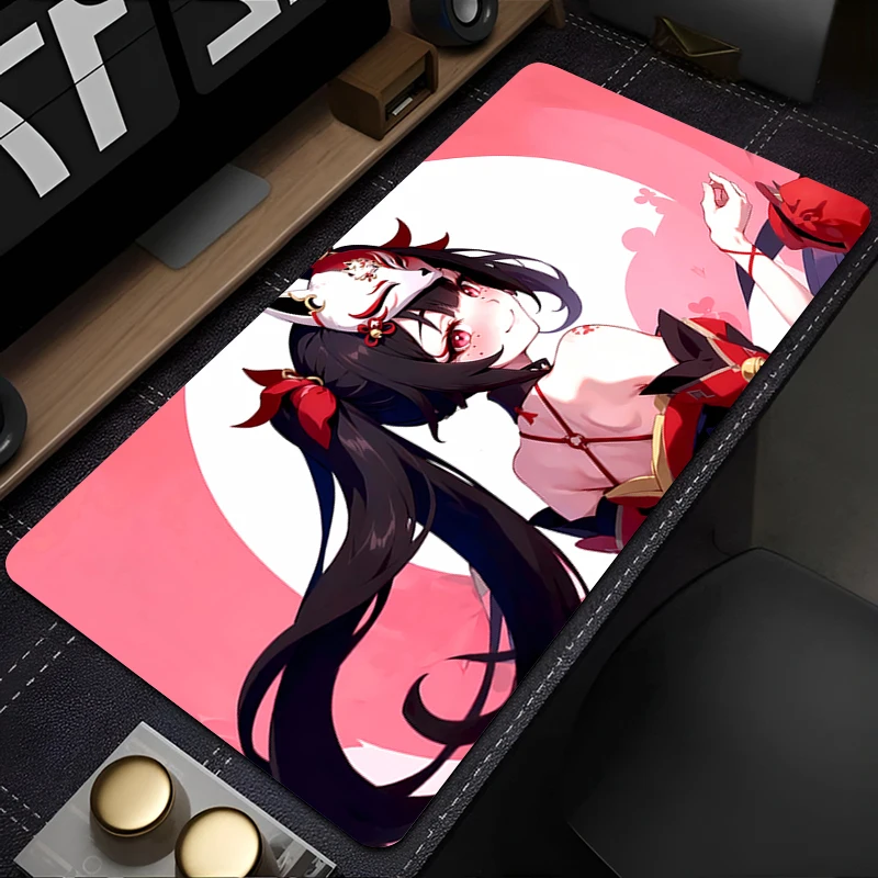 90x40cm Mouse Pad Anime Gabinete Gamer H-honkai Star Rail Sparkle Computer Desk Mat Keyboard Pad PC Gaming Accessories Mousepad