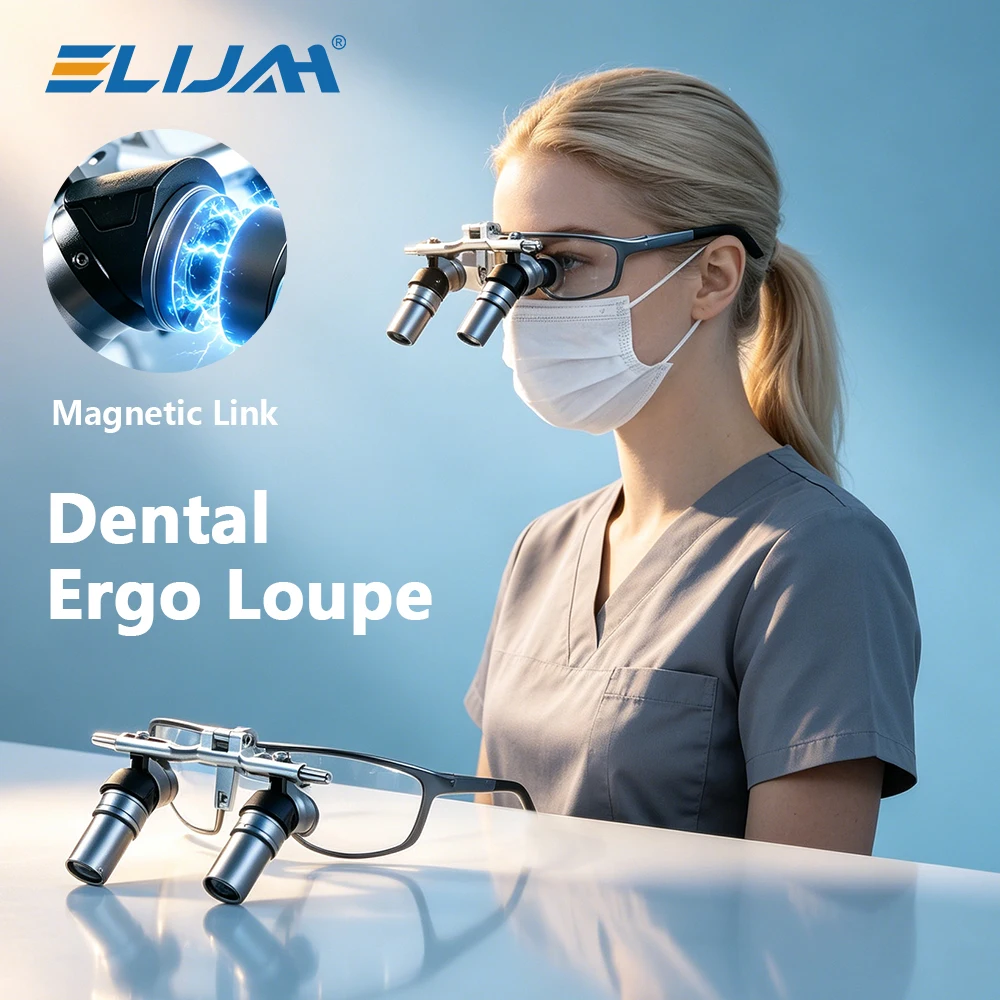 XYSZ 4X 5X 6X Dentist Surgical Medical Loupes Magnification 48° Adjustable Angle 350-450mm Working Distance Dentistry Equipment
