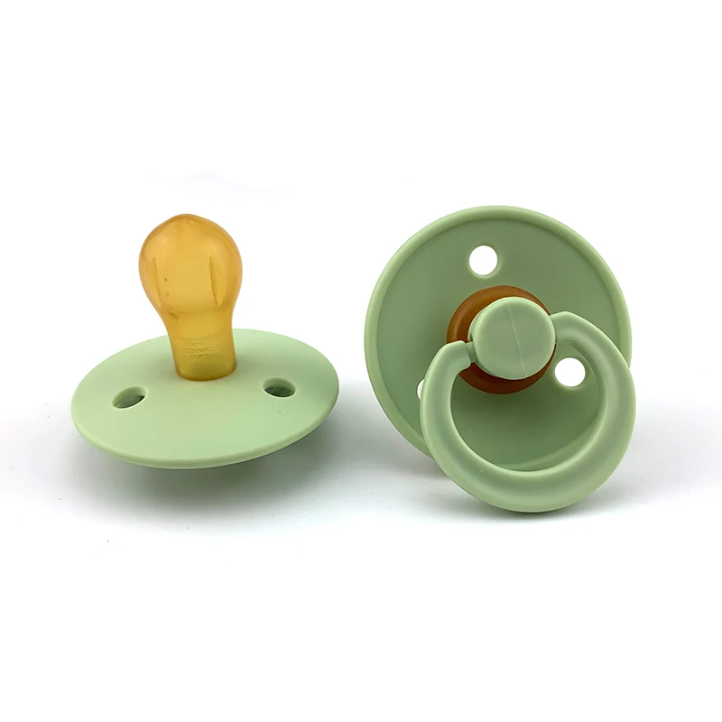 BPA Free Soft Baby PP feeder Pacifier nipple Soother Learn Feeding  Teething Natural latex Pacifier