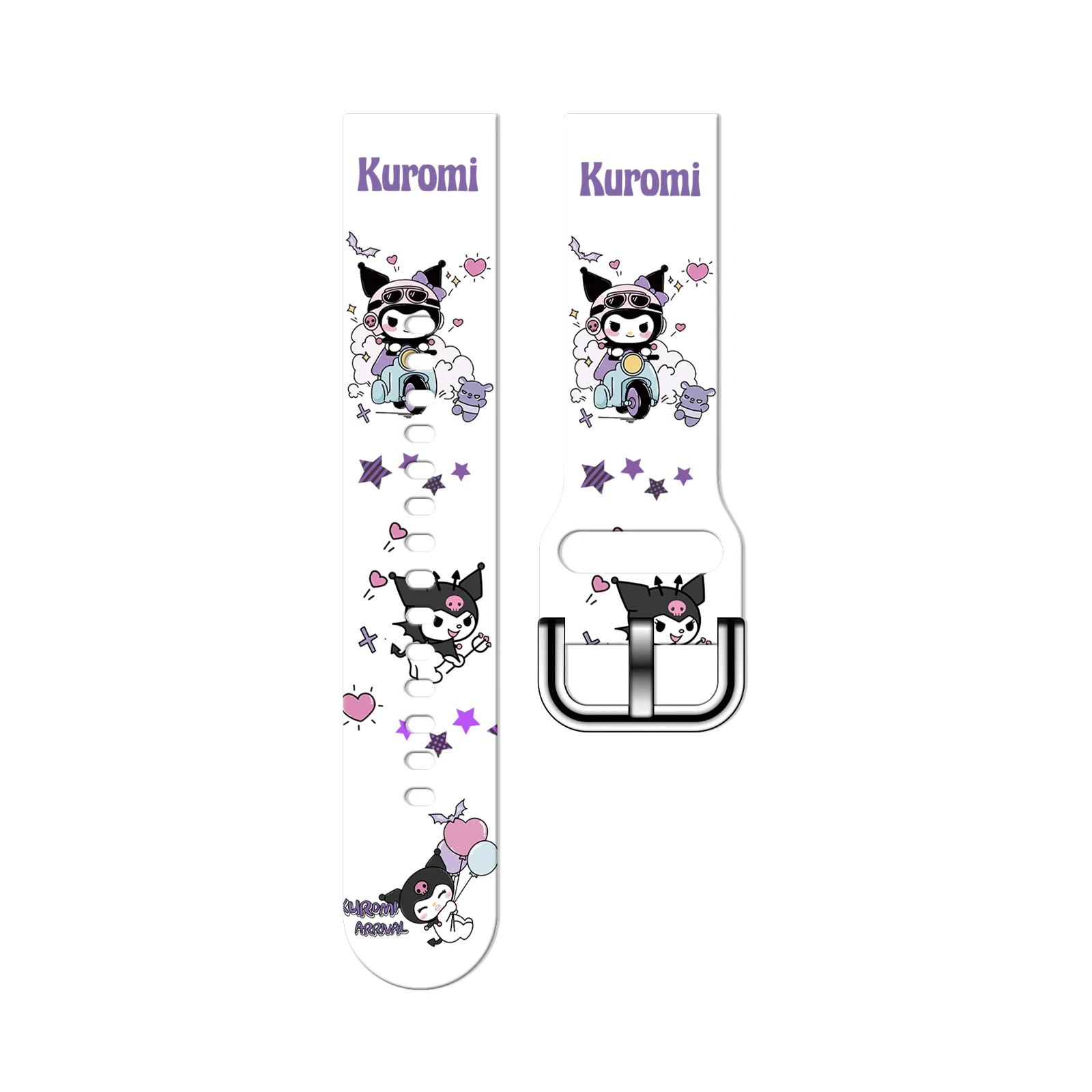 

20MM Kulomi and KT Cat printing strap for Samsung Galaxy Watch 7/6 40mm 44mm Band Replaceable Bracelet for Xiaomi Huawei Watch