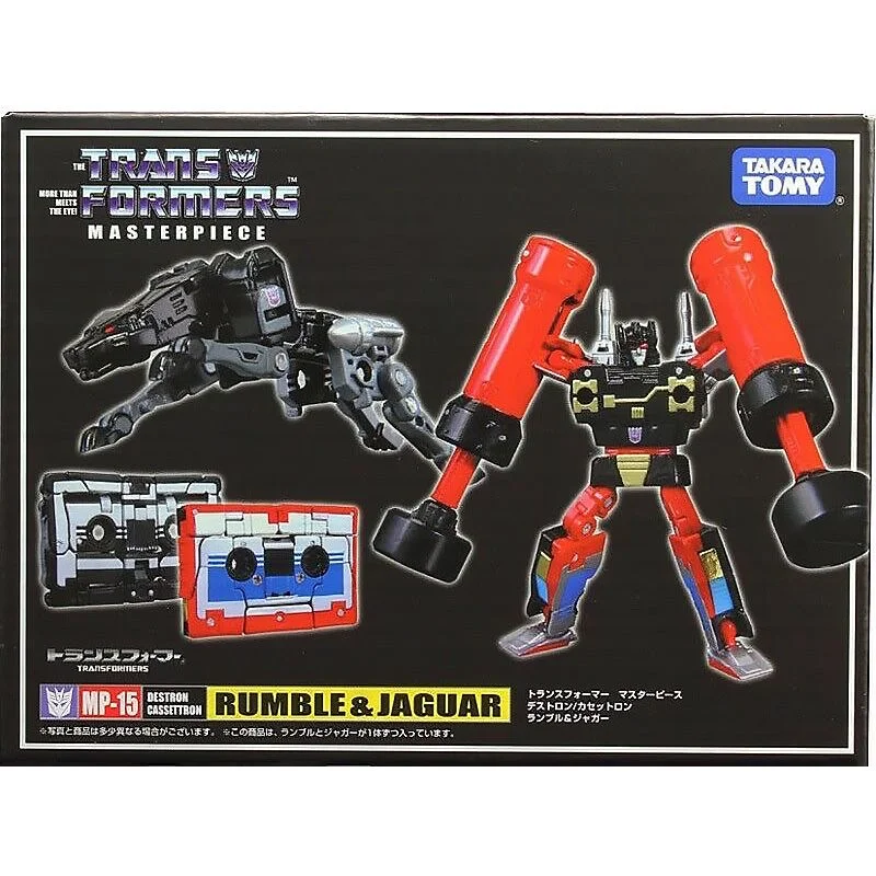 Takara Tomy Mainan Transformers MP15 Rumble Ravage MP-16 Frenzy Buzzsaw Action Figures หม้อแปลงหุ่นยนต์ของเล่นเด็ก