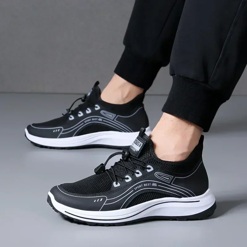 Nuove scarpe sportive da uomo Casual estive scarpe da corsa resistenti all'usura in rete da viaggio traspiranti e leggere