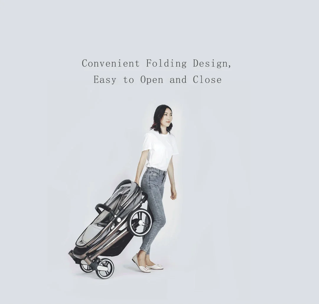 BEBELUX ST368 Multifunctional Baby Pram Baby Pram 3 In 1 Removable Carry Cot Germany Baby Pram With Universal Front Wheels