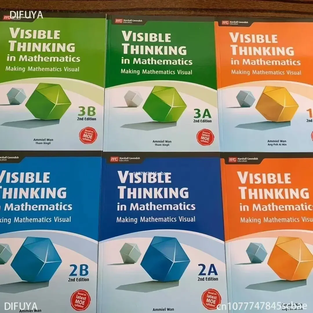 11 Books/Set SAP Visible Thinking in Math Book Grade 1-6 Children Learn Math Books Singapore Primary School Mathematics Textbook