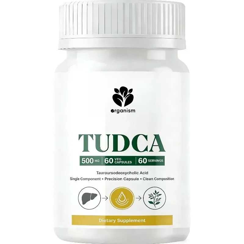 TUDCA 500mg Taurine Sodium Deoxycholic Acid Liver Health Support -60 Pure Element Capsules