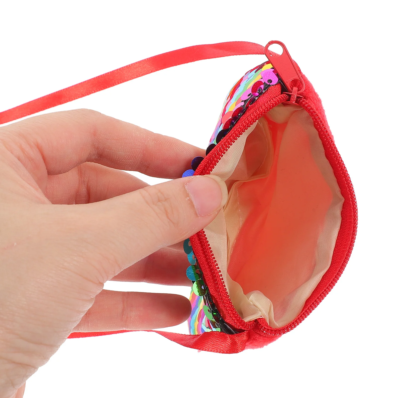 Bolso bandolera pequeño con lentejuelas, correa de un solo hombro para fiesta al aire libre, Camping, compras, monedero pequeño versátil