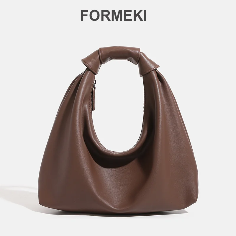 Formeki bolsa feminina para mulheres concisa cor sólida ins moda design de luxo senhoras bolsa feminina