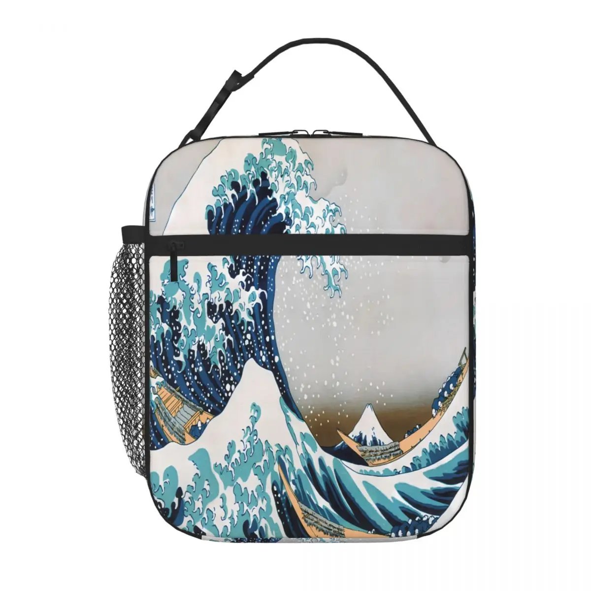 Bestselling The Great Wave Off Kanagawa By Katsushi Pastel Insulated Snack Tote Office Daily Thermal Tote