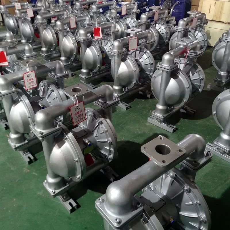 KYQ65LL Aluminum Alloy Air Pump With Flang Chemical Diaphragm Pump Compressed Air As the Power Source