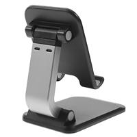 Telephone Folding Mobile Stand Laptops Cell Holder Black Aluminum Alloy Holders Tablet