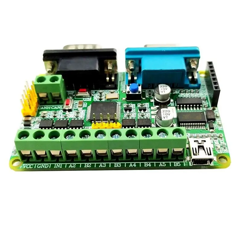 STM32F103RCT6 four-way 485 development board, multi-channel RS232/UART/433/CAN protocol conversion board