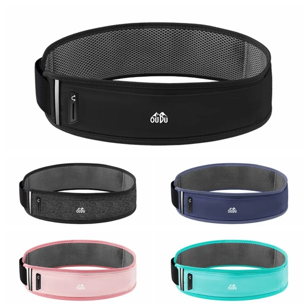 Ultra-Thin Sport Mobile Waist Bag Close Fitting Multifunctional Running Waist Bag Breathable Large Capacity Sports Phone Bag