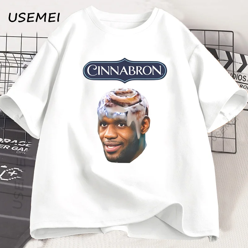 Cinnabron Meme Funny T-Shirt Men's Summer Cotton T Shirt Clothes Short Sleeve Novelty Gift Cool