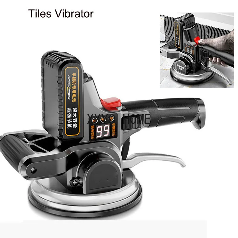 Digital Display Tiling Tiles Machine Tiles Vibrator Aluminum/ Rubber Bottom Tiles Suction Cup Floor Leveling Tool