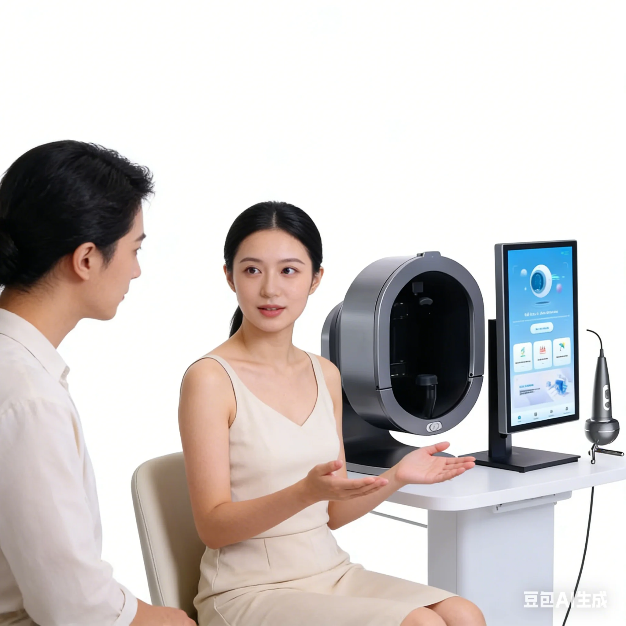 

2026 X5 Pro-AI Skin Image Analyzer Full-Body LED Multi-Spectral Scan for Beauty Equipment Scalp Analyzer Multi-Language Support