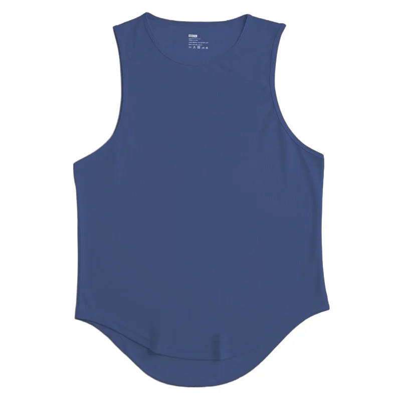 New Men's Summer Sleeveless Pilates Sports Top Thin Vest Fitness Quick Drying Sleeveless Top